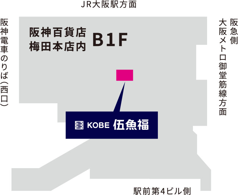 阪神百貨店梅田本店内B1F